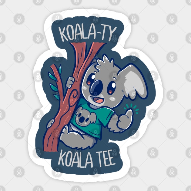 Koala-ty KOALA Tee Sticker by TechraNova